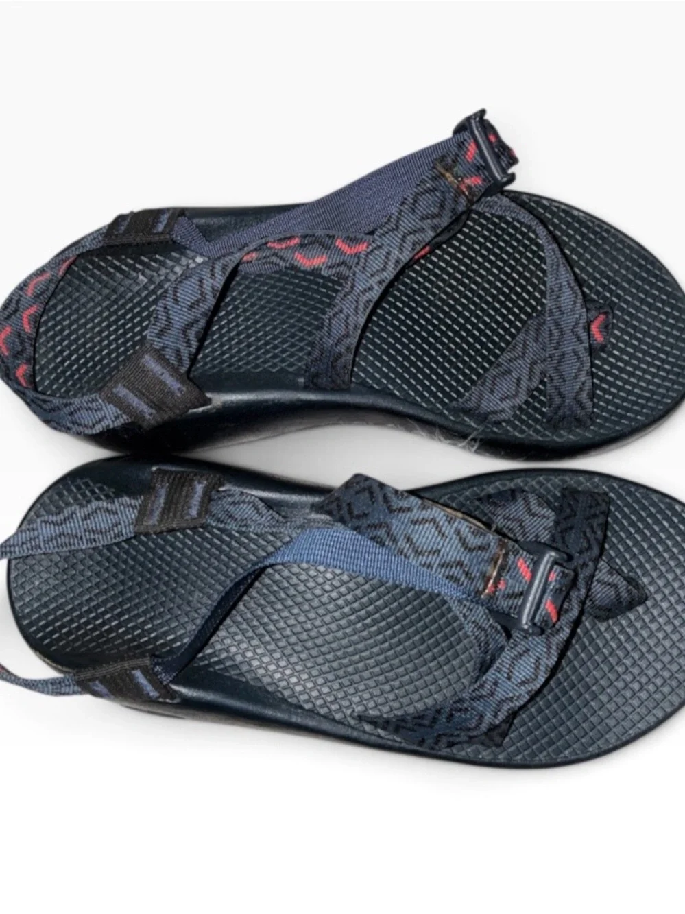 Chaco Z/2 Classic Sandals in the Stepped Navy colorway Sz 9